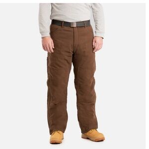 BERNE Washed Duck Insulated Outer Pants Brown Size 32 x 30
